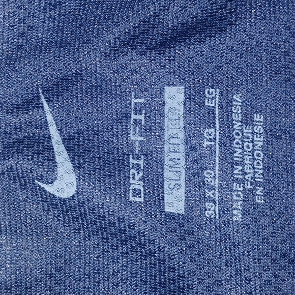 Nike Dri-Fit Vapor Slim Fit Golf Pants Color-Blue NWT - Picture 6 of 9